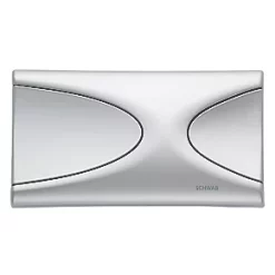 Fluidmaster Schwab Targa 227726 Dual-Flush Flushing Plate Matt Chrome