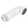 McAlpine WC-CON8F 90° Flexible Pan Connector White 110mm -Cheap Toilet Hub Pro Store 28262 P