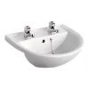 Armitage Shanks Sandringham 21 Semi-Countertop Washbasin 1 Tap Hole 500mm -Cheap Toilet Hub Pro Store 288JY P