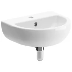 Wall-Hung Basin 1 Tap Hole 450mm