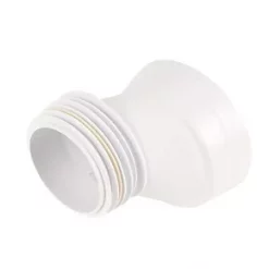 McAlpine MAC-4A 40mm Offset Pan Connector White 110mm