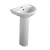 Ideal Standard Della Full Pedestal Basin 1 Tap Hole 540mm -Cheap Toilet Hub Pro Store 4541J P