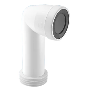 McAlpine WC-CON8E 90° WC Pan Connector White 110mm 3 McAlpine WC-CON8E 90° WC Pan Connector White 110mm