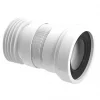 McAlpine WC-F18R Flexible WC Pan Connector White 110mm