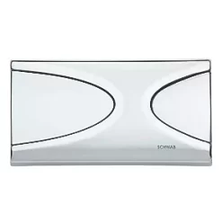 Fluidmaster Schwab Targa 227719 Dual-Flush Flushing Plate Gloss Chrome
