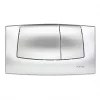 Fluidmaster Schwab Onda 227747 Dual-Flush Flushing Plate Gloss/Matt Chrome -Cheap Toilet Hub Pro Store 7361X P