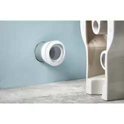 McAlpine MACFIT MAC-1 WC Straight Pan Connector White 90-112mm -Cheap Toilet Hub Pro Store 78806 A2