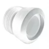 McAlpine MACFIT MAC-1 WC Straight Pan Connector White 90-112mm -Cheap Toilet Hub Pro Store 78806 P