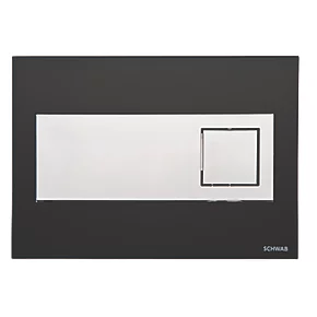 Fluidmaster Schwab Caro 384645 Dual-Flush Flushing Plate Black 3 Fluidmaster Schwab Caro 384645 Dual-Flush Flushing Plate Black