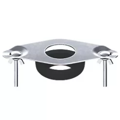 Viva PP0030 1½" Close Coupling Kit Silver / Black 180mm