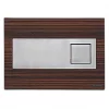 Fluidmaster Schwab Circle 12316 Dual-Flush Flushing Plate Zebrano Wood Effect -Cheap Toilet Hub Pro Store 9765X P